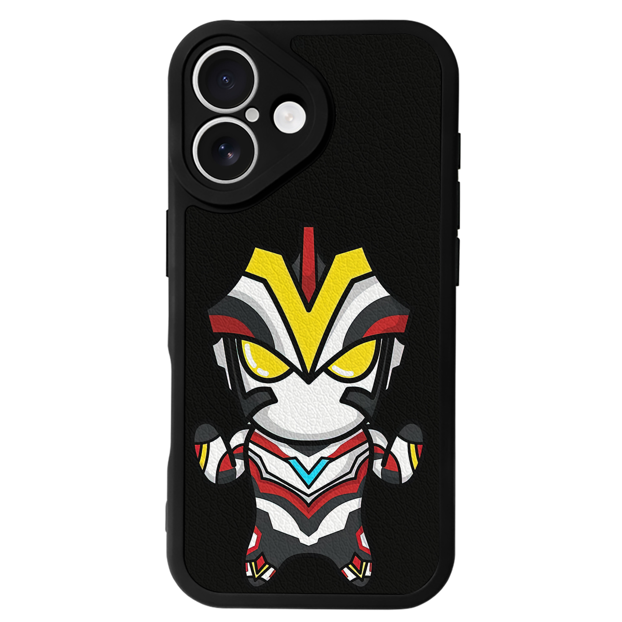 （画像用） ウルトラマン Ultraman 【iPhone 16シリーズ対応】シリコンスマホケース（レザー調） 材質：シリコン